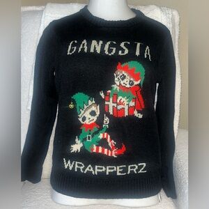 Christmas Black ugly Sweater size small